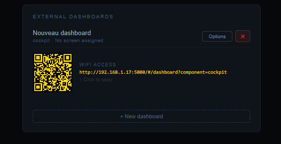 Dash Options